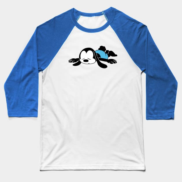 Sleepy Oswald Baseball T-Shirt by NoirPineapple